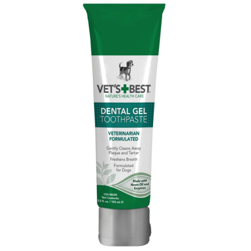 Паста-гель для чищення зубів собак Vet's Best Dental Gel Toothpaste 103 мл