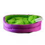 Лежак Зірка №5 "Luсky Pet", фіолетово-зелений, 65х80см