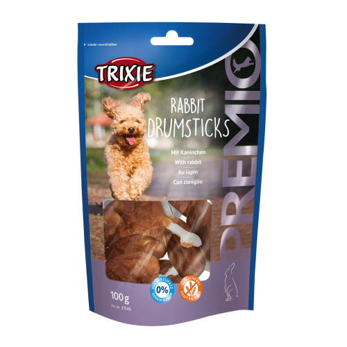 Ласощі для собак Trixie Premio Rabbit Drumsticks кролик 100 г 8 шт