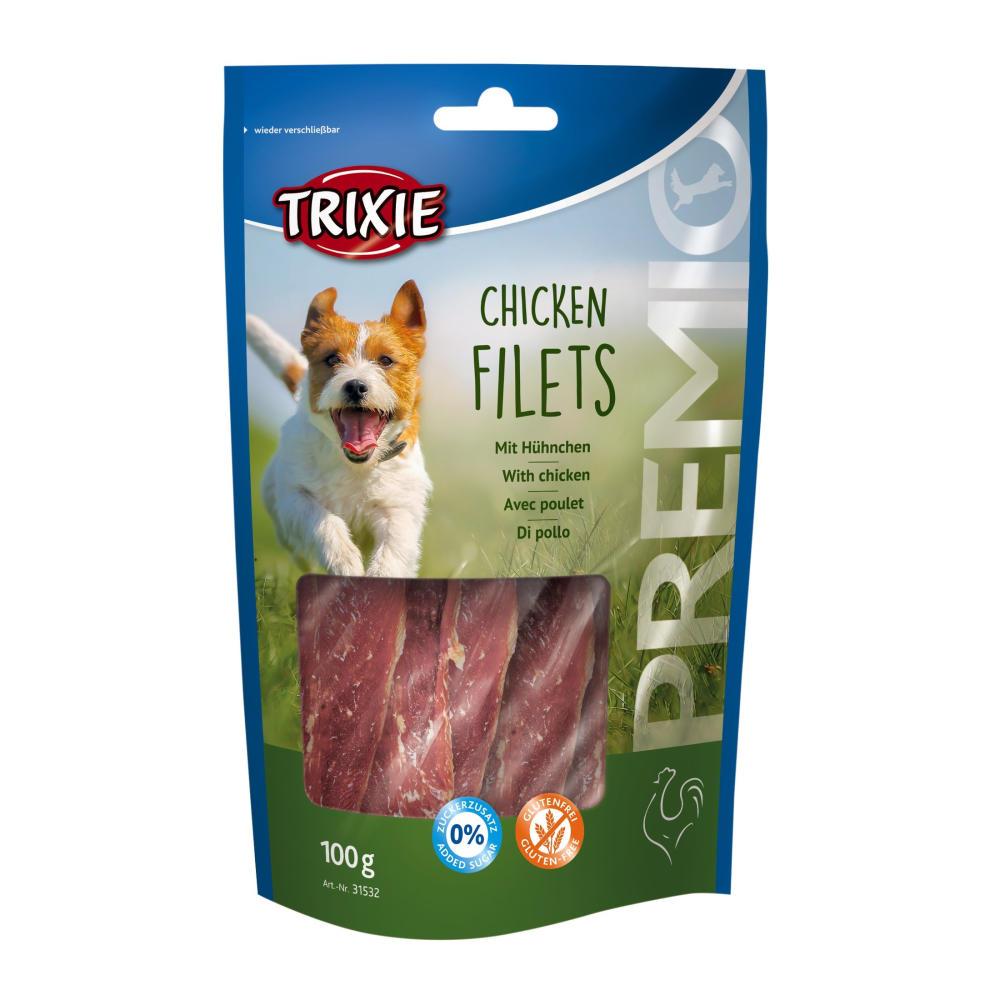 Ласощі для собак Trixie Premio Chicken Filets куряче філе 100 г