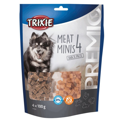 Лакомство для собак Trixie Premio 4 Meat Minis с курицей, уткой, говядиной и бараниной 4 x 100 г