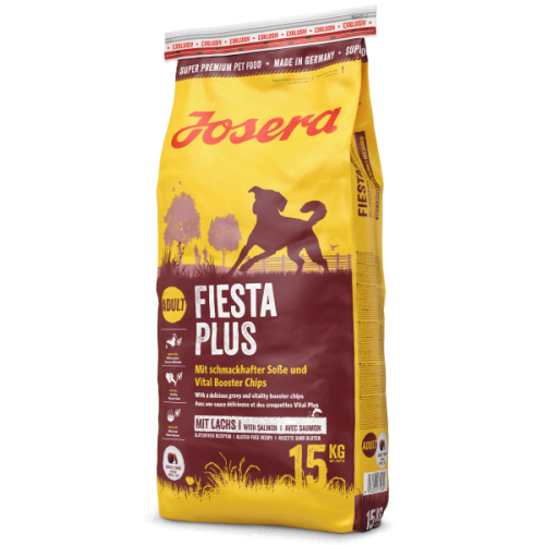 Сухой корм Josera Dog FiestaPlus для привередливых собак с лососем и деликатным соусом 15 кг