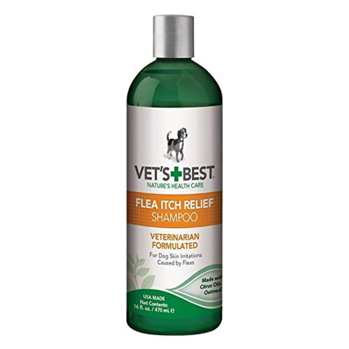Заспокійливий шампунь після укусів бліх для собак Vet's Best Flea Itch Relief Shampoo 470 мл