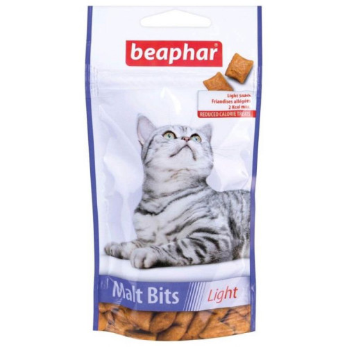 Лакомство для кошек Beaphar Malt Bits Light с добавлением Мальт-пасты 35 г