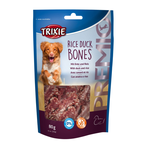 Ласощі для собак Trixie Premio Rice Duck Bones рис/качка 80 г