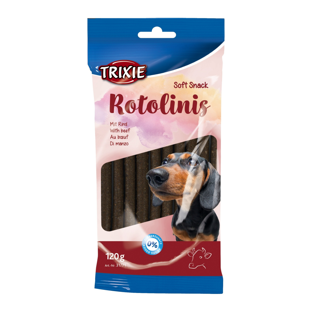 Лакомство для собак Trixie Rotolinis с говядиной 12 шт 120 г