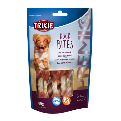 Ласощі для собак Trixie Premio Duck Bites качка 80 г