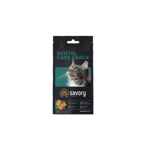 Лакомство для кошек Savory Snack Dental Care 60 г (подушечки для гигиены зубов)