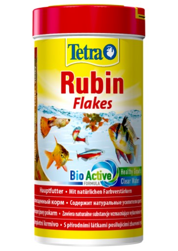 Корм для аквариумных рыб хлопья для окраса Tetra Rubin Flakes 250