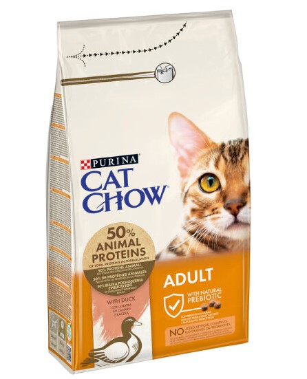 Сухой корм для взрослых кошек Purina Cat Chow Adult Duck с уткой ...