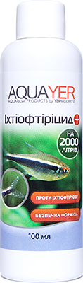 Лекарство для аквариумных рыб Aquayer Ихтиофтирицид 100 мл - доставка ...