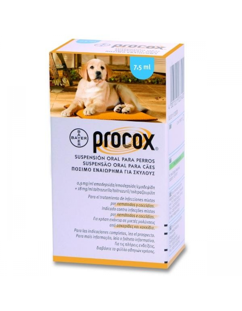 Суспензия против гельминтов Bayer Procox для щенков и взрослых собак 7. ...
