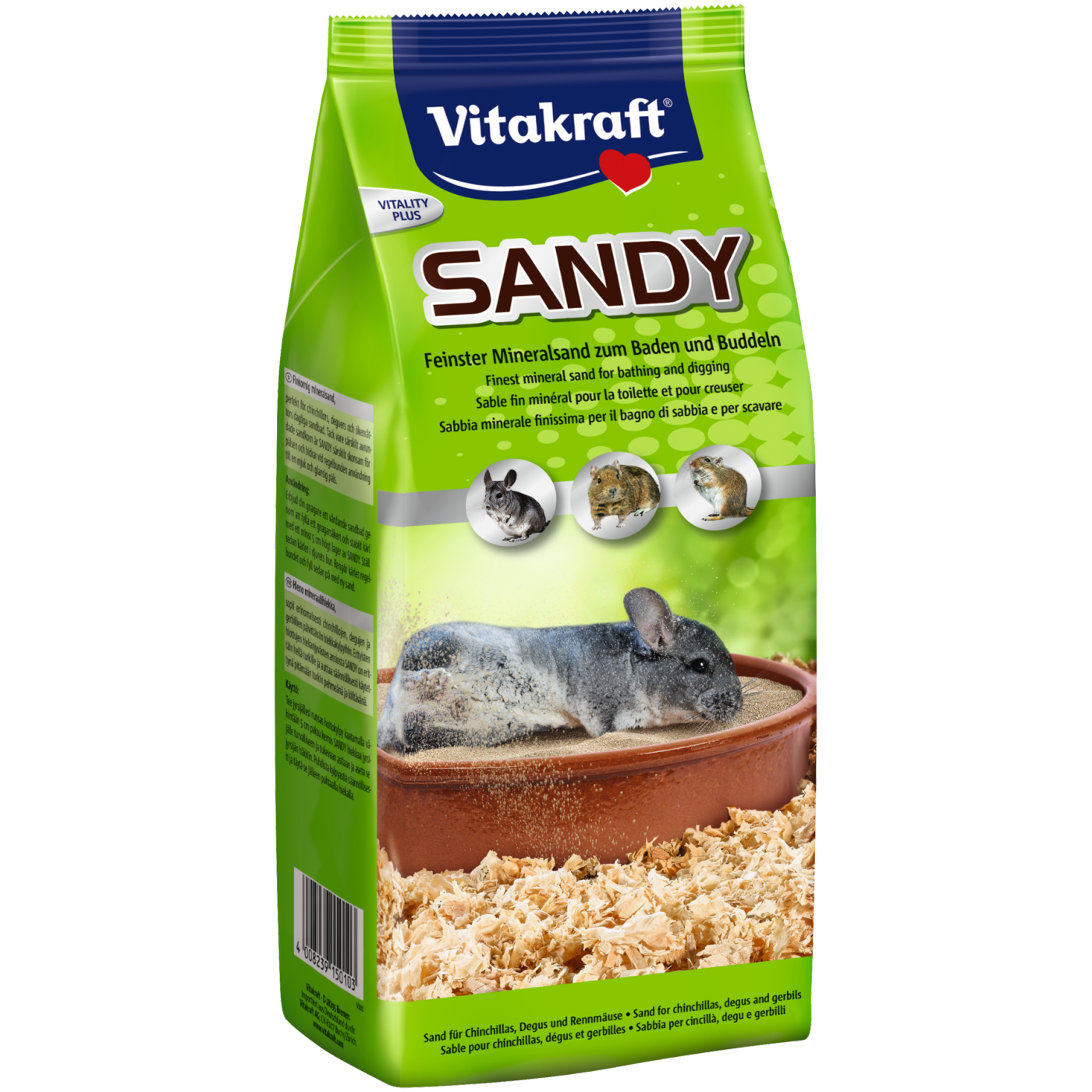 Песок для шиншилл Vitakraft Sandy, 1кг - доставка по Украине | ZooCool.ua