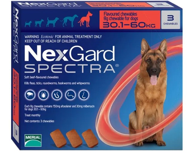 Купить Таблетка для собак NexGard Spectra (Нексгард Спектра) от 30,1 до ...