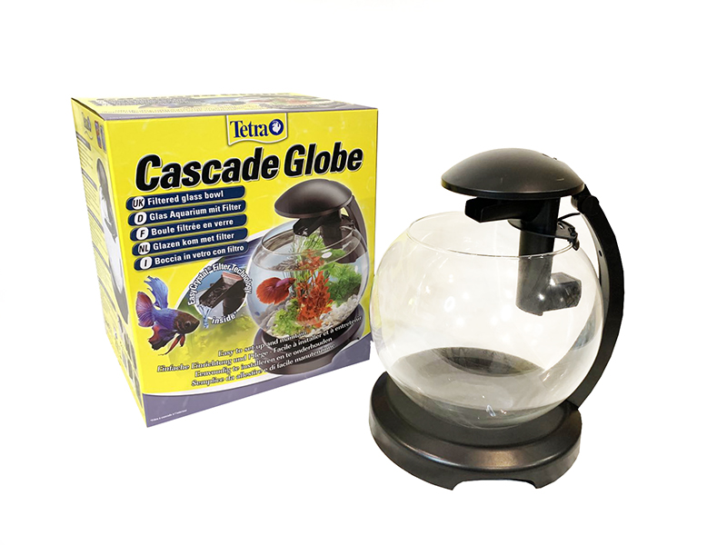 Аквариумный набор Tetra Cascade Globe 6.8 л для петушка и золотой рыбки ...