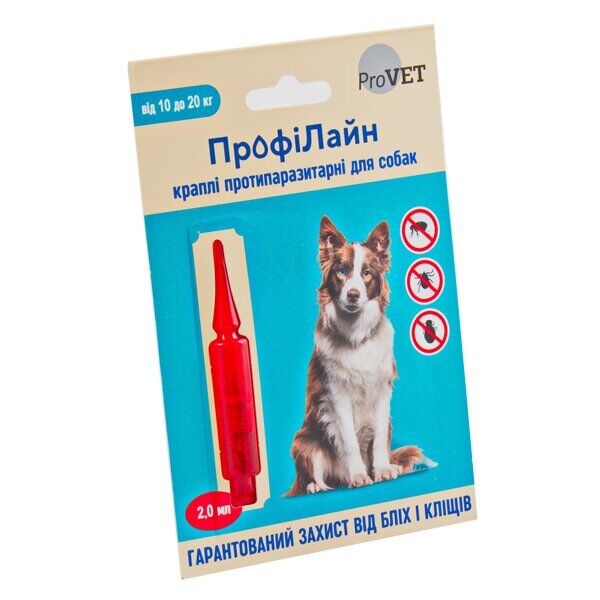 Капли от блох и клещей Природа ПрофиЛайн для собак от 10 до 20 кг 1 ...