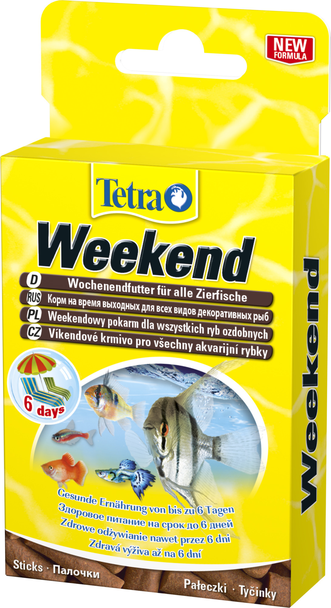 Корм для аквариумных рыб на время отпуска Tetra Weekend блоки 20 шт ...