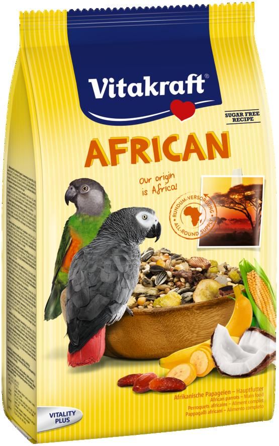 Корм для жако/африканских попугаев Vitakraft African 750г. - доставка ...